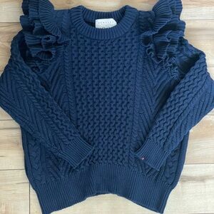 Clare V. Navy Sweater
